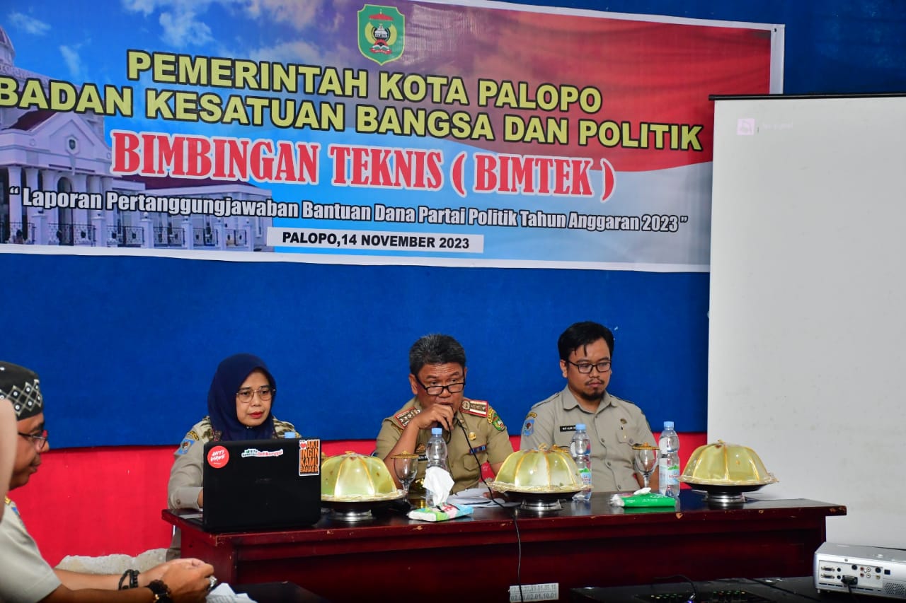 Bakesbangpol Palopo Gelar Bimtek Pengurus Parpol