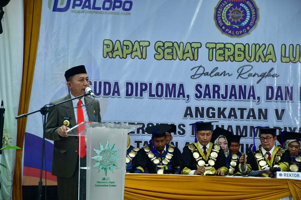 Wisuda Unismuh Palopo, Siapkan Tenaga Muda Yang Mumpuni